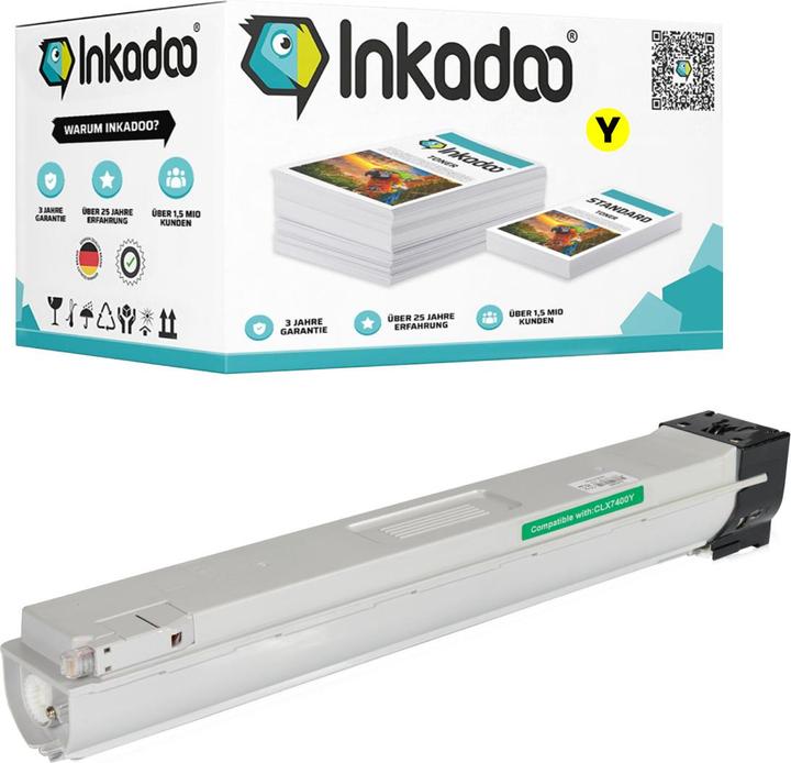 Produktbild Inkadoo Toner Kompatibel mit HP CLT-806S Tonerkartusche (Y)