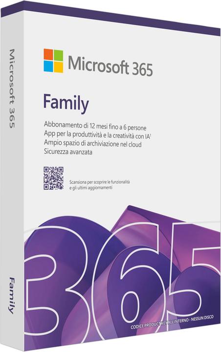 Actual product image Microsoft 365 Family (6 User, 12 months)