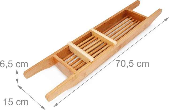 Actual product image Relaxdays Bambus (14 x 69 x 6.5 cm)