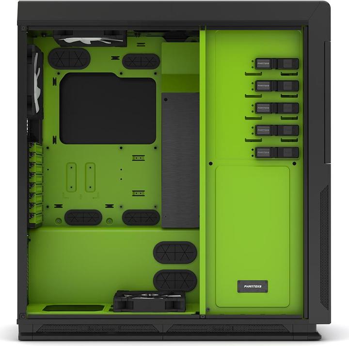 Actual product image Phanteks Enthoo Primo Special Edition, black/green (E-ATX, mATX, ATX)