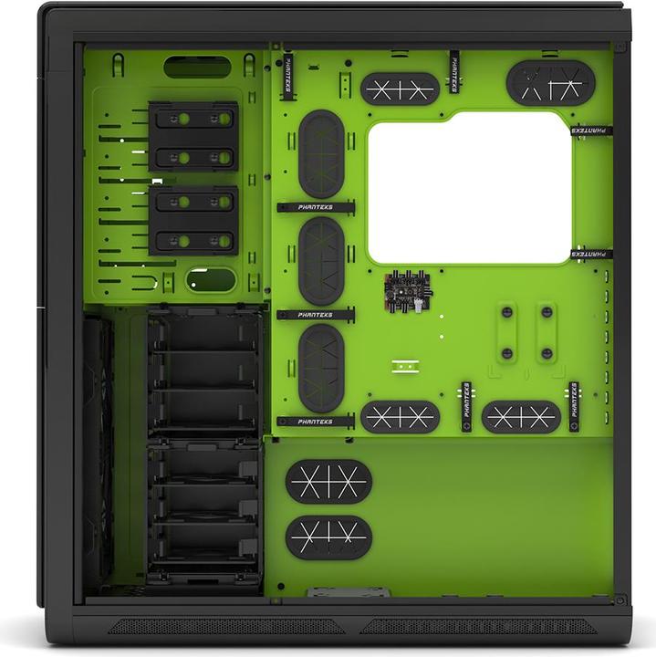 Actual product image Phanteks Enthoo Primo Special Edition, black/green (E-ATX, mATX, ATX)