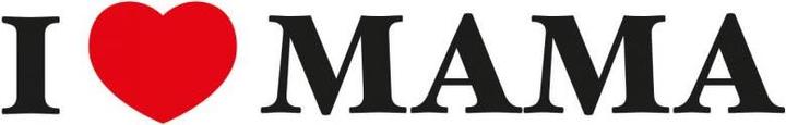 Image du produit Trenddeko I love Mama (100 x 17 cm)