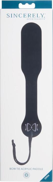 Actual product image Sportsheets Sincerely Bow Tie Acrylic Paddle (13.50 cm)
