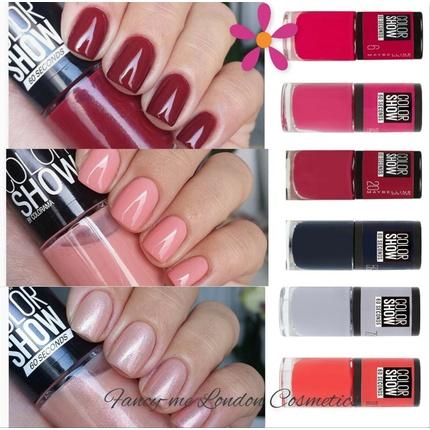 Actual product image Maybelline New York Gemey Maybelline - Nail Polish Varnish Colour show Vintage Leather - 210 Red Grainedgemey. (210 Red Grained)