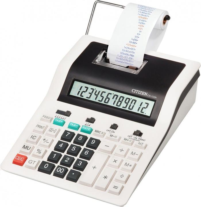 Actual product image Citizen CX-123N calculator (Electrical connection)