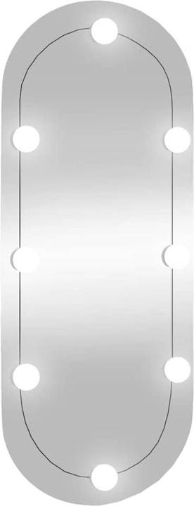 Image du produit VidaXL Wandspiegel mit LED-Leuchten 30x70 cm Glas Oval (30 x 70 cm)