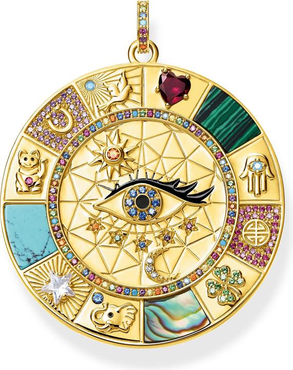 Actual product image Thomas Sabo Pendant amulet magic lucky symbols (Enamel, Sterling silver 925)