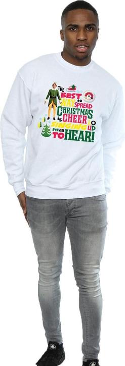 Actual product image Elf Mens Christmas Cheer Sweatshirt (XL)