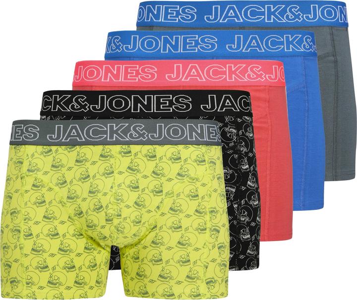 Immagine prodotto Jack & Jones Jaccapri Skull Trunks 5 Pack (L, Confezione da 5 pezzi)