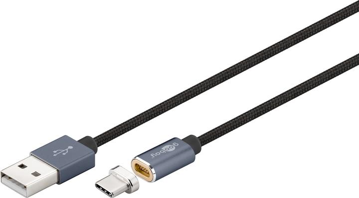 Image du produit Berrybase goobay Câble magnétique de synchronisation et de charge USB-C 1,20m - Fa (1.20 m, USB 2.0)