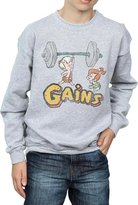 Produktbild The Flintstones Bam Bam Gains Distressed Sweatshirt Jungen (152, 158)