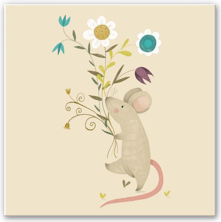 Produktbild Trenddeko Loske - Kleine Maus (40 x 40 cm)
