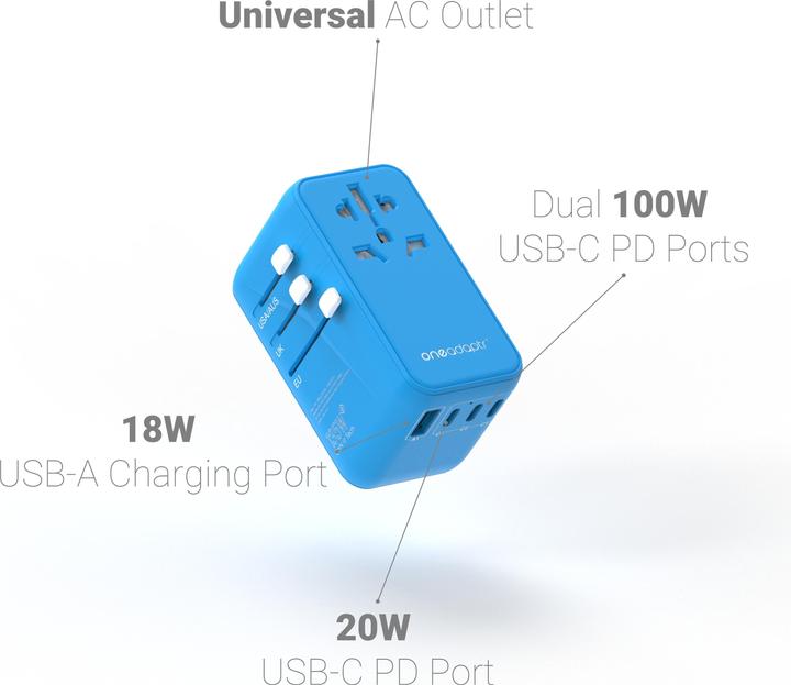 Actual product image OneAdaptr OneWorld135