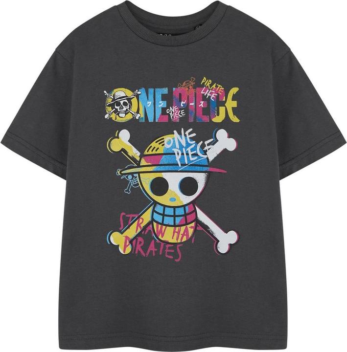 One Piece Straw Hat Pirates TShirt Jungen kurzärmlig