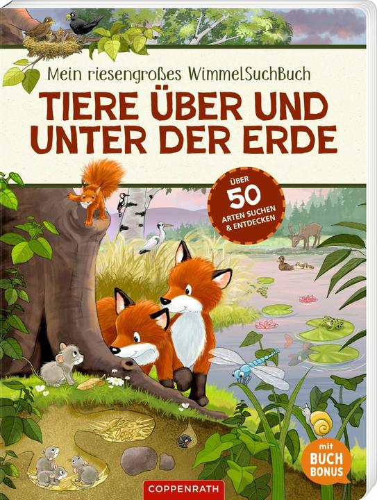 Produktbild Mein riesengrosses WimmelSuchBuch: Tiere über und unter der Erde (Deutsch, AntjeFlad, 2024)