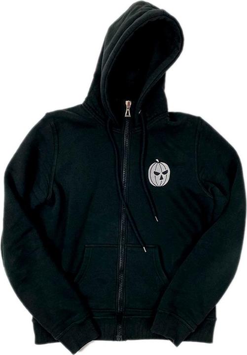 Halloween Pumpkin & Logo Deluxe (Zipper-Hoodie)