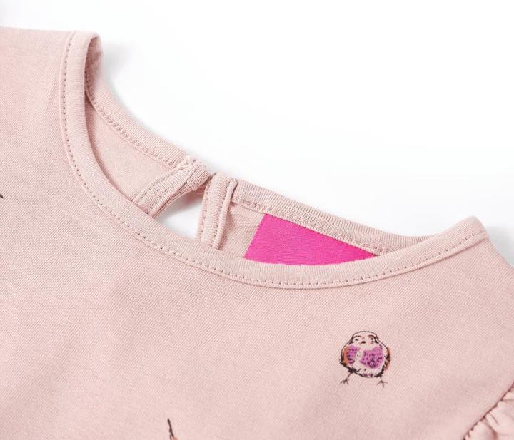 Immagine prodotto VidaXL Camicia da bambino a maniche lunghe rosa 140,Materiale: 100 % cotone,Colore (140)