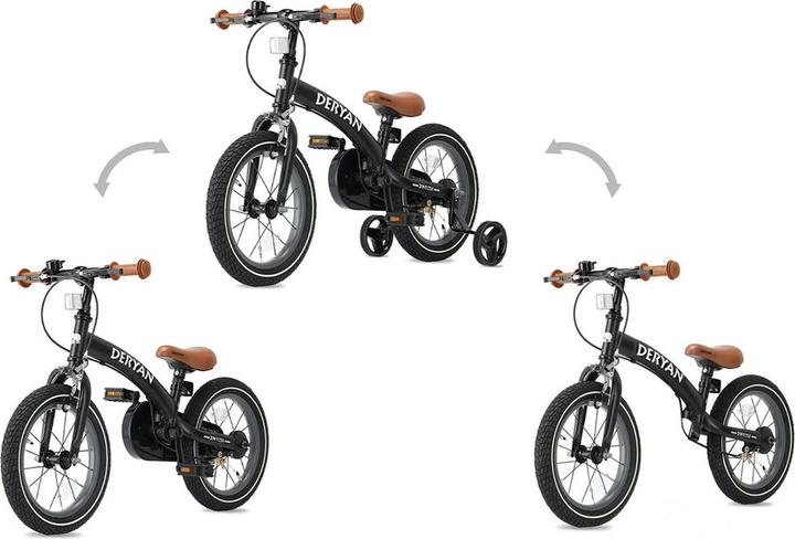 Immagine prodotto Deryan 3in1 Kinderfahrrad (12")