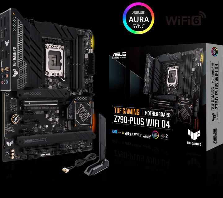 Produktbild ASUS TUF Gaming Z790-Plus Wifi D4 (LGA 1700, Intel Z790, ATX)