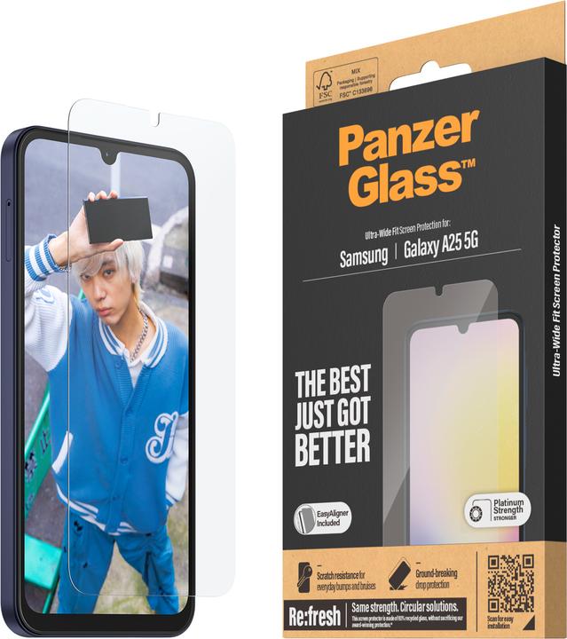 Produktbild PanzerGlass Ultra-Wide Fit (1 Stück, Samsung Galaxy A25 5G)