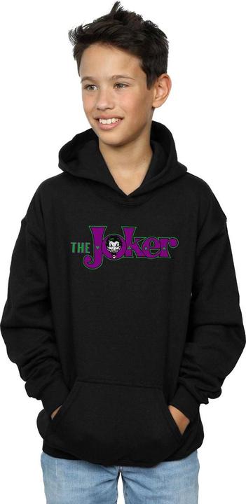 Immagine prodotto The Joker Text Logo Felpa con Cappuccio Ragazzi (140, 146)