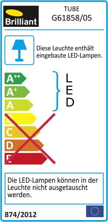 Energie-Label Brilliant Tube (2100 lm)