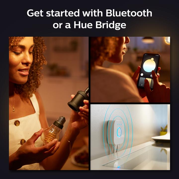 Immagine prodotto Philips Hue Philips E27 Confezione singola di filamenti (E27, 7 W, 550 lm, 1 x, G)