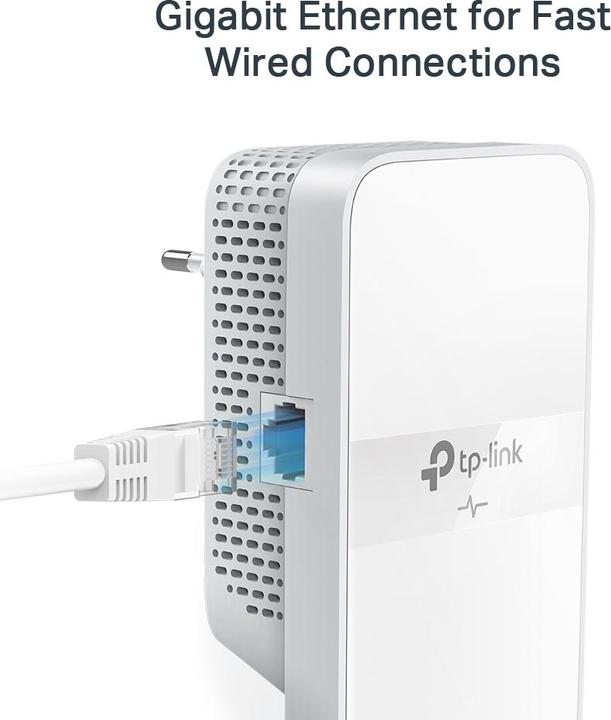 Immagine prodotto TP-Link AV1000 Kit Wi-Fi Powerline ac passante Gigabit TL-WPA7617 KIT con TL-PA7017P 10 (1200 Mbit/s)