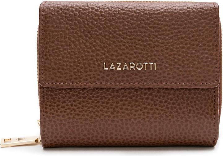 Lazarotti Bologna Leather Geldbörse Leder 12 cm