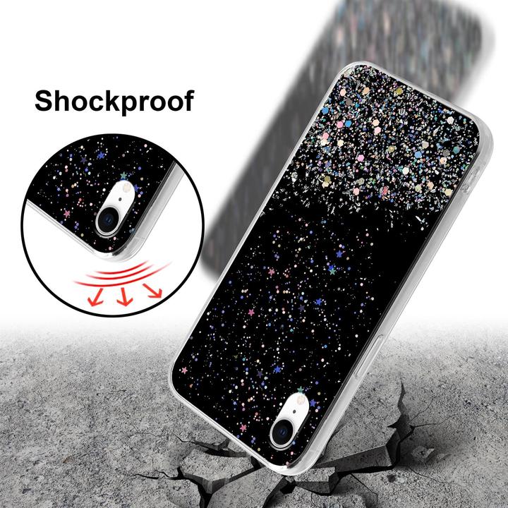 Actual product image Cadorabo TPU cover sparkling glitter (Apple iPhone XR)
