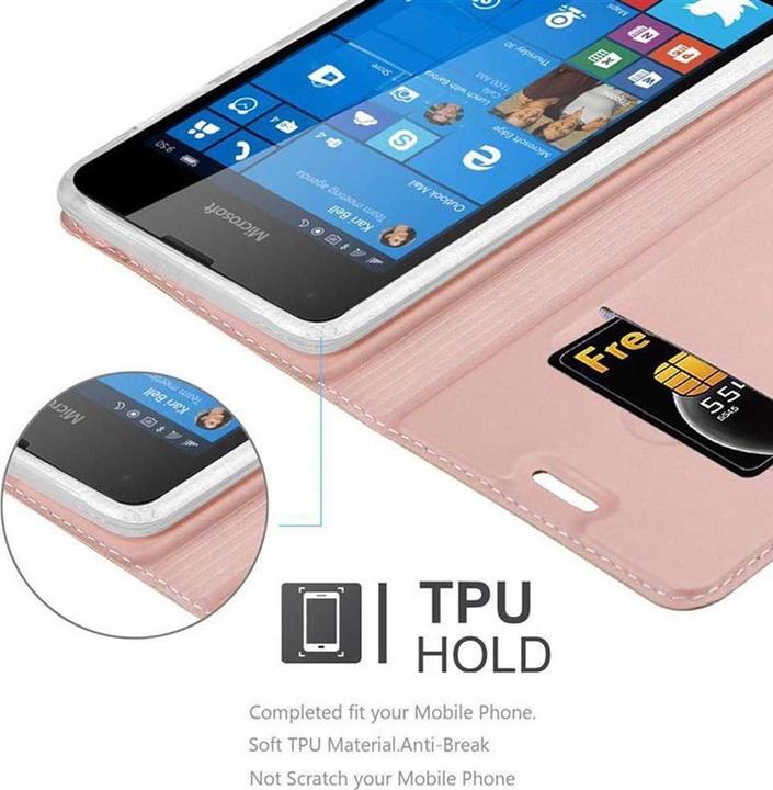 Image du produit Cadorabo Book Classy Style Cover (Microsoft Lumia 550)