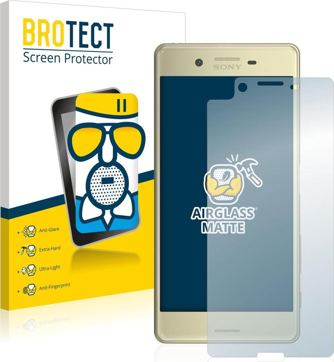 Produktbild BROTECT AirGlass Panzerglasfolie Matt (1 Stück, Sony Xperia X)