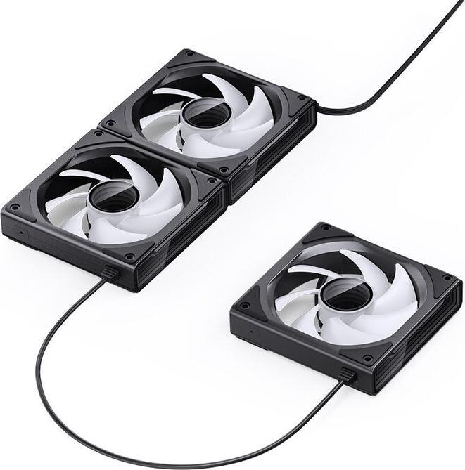 Image du produit Jonsbo ZK-120B Ventilateur 3en1 - A-RGB, noir (120 mm, 3 x)