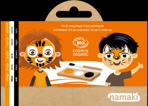 Produktbild Namaki Bio Schminkset 3 Farben Tiger & Fuchs