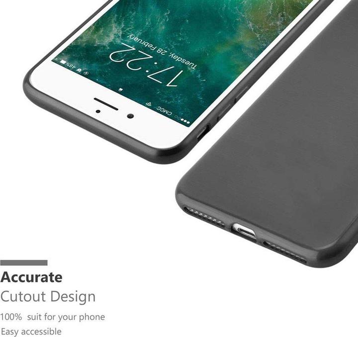 Actual product image Cadorabo TPU Brushed Cover (Apple iPhone 8 Plus, Apple iPhone 7 Plus, Apple iPhone 7s Plus)