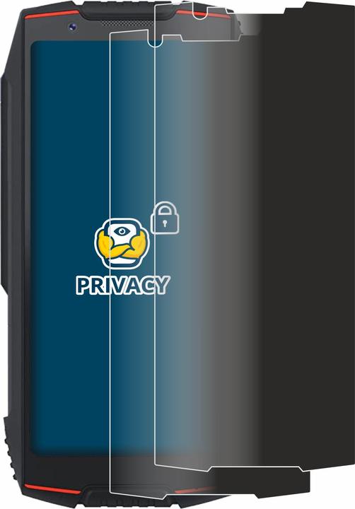 Produktbild BROTECT Sichtschutzfolie Anti-Spy Privacy Folie Blaulicht-Schutz (2 Stück, Cubot King Kong mini 3)