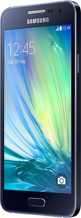 Actual product image Samsung SM-A300 Galaxy A3 (16 GB, Midnight Black, 4.50", Dual SIM, 8 Mpx, 4G)