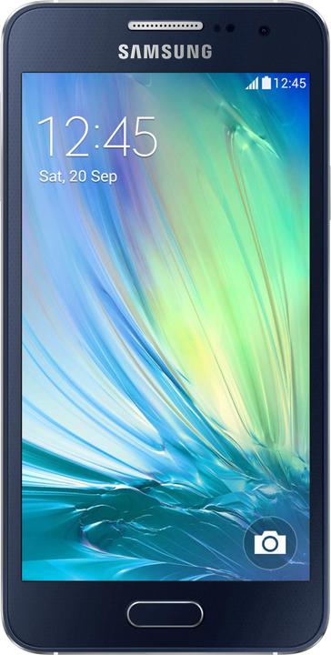Samsung SM-A300 Galaxy A3 (16 GB, Midnight Black, 4.50", Dual SIM, 8 Mpx, 4G)