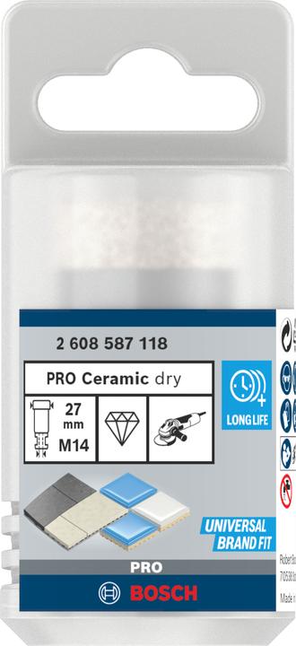 Produktbild Bosch Professional Zubehör PRO Core Cutter dry, 27 x 35 x 22,23 mm (27 mm)
