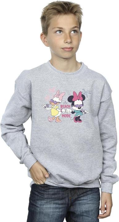 Actual product image Disney Boys Minnie Daisy Beach Mode Sweatshirt (140, 146)