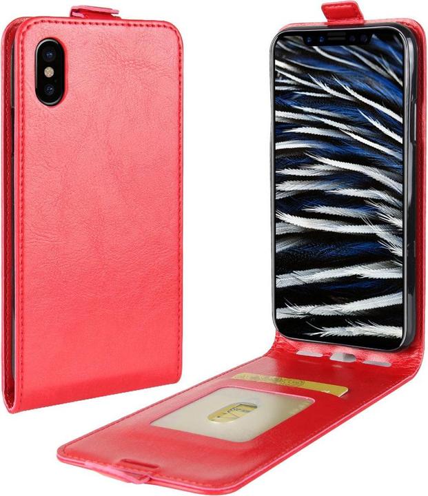 Immagine prodotto Cover-Discount Custodia a flip in pelle con tasca per foto verticale (Apple iPhone X, Apple iPhone XS)