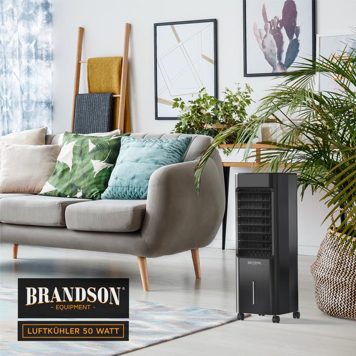 Produktbild Brandson Mobiler Luftkühler, Wasserkühlung, 5L Wassertank, Klimaanlage, 50W Verdunstungskühler, Timer, Lüfter