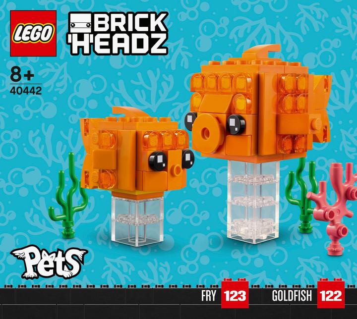 Image du produit LEGO Poisson rouge (40442, LEGO Brickheadz)