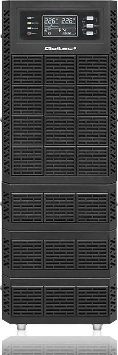 Produktbild Qoltec ZASILACZ AWARYJNY UPS 6KVA | 6000W | POWER FACTOR 1.0 | LCD | EPO | USB | ON-LINE (6000 VA, 6000 W, Online-Doppelwandler USV)