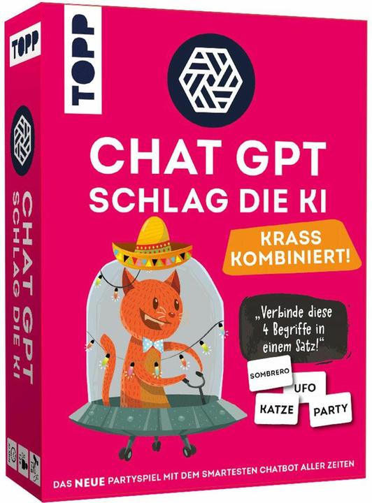 Actual product image ChatGPT - Beat the AI. A killer combination! Who can write the best story out of four words? (German)