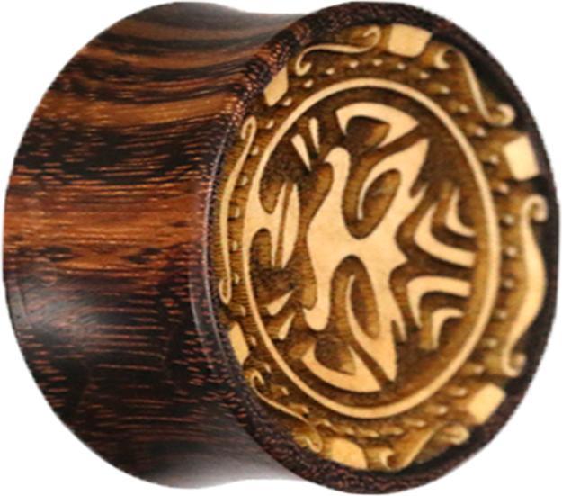 Immagine prodotto Star Piercing Maschera tribale a spina svasata in legno di tamarindo (senza ottone, Organico)