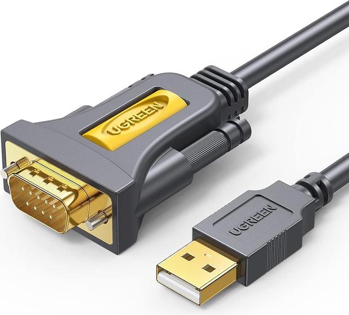 Image du produit Ugreen Câble USB vers DB9 RS-232 CR104, 2m (noir) (2 m)
