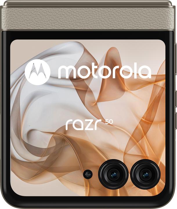 Immagine prodotto Motorola Razr 50 (256 GB, Spiaggia di sabbia, 6.90", SIM + eSIM, 50 Mpx, 5G)