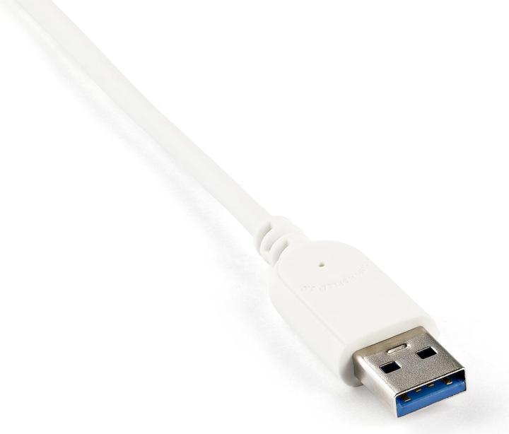 Produktbild StarTech 3 Port mobiler USB 3.0 Hub plus Gigabit Ethernet - Aluminium USB Hub mit Gigabit Ethernet Adapter (USB-A, 4 Ports)