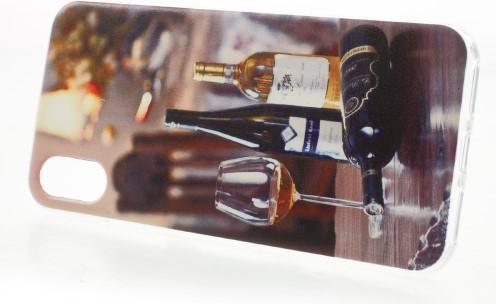 Produktbild Dulcii iPhone XS / X Slim Gummi Schutzhülle Wein (Apple iPhone XS, Apple iPhone X)